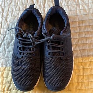 Ortho feet Blue Low-Top Athletic Shoes with Breathable Mesh